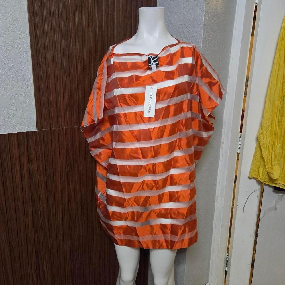 Women's Orange Blouse